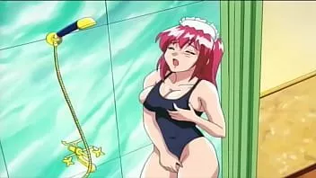 play 可愛い赤毛メイドがセックスを楽しむ（無修正エロアニメ）
